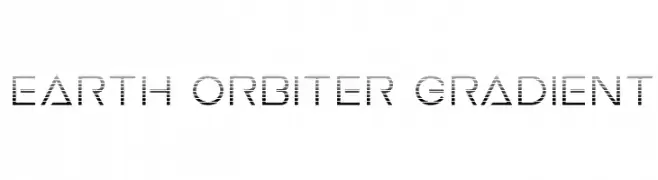 Earth Orbiter Gradient  Скачать бесплатные шрифты