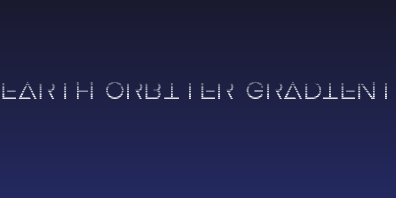 Earth Orbiter Gradient Social Header