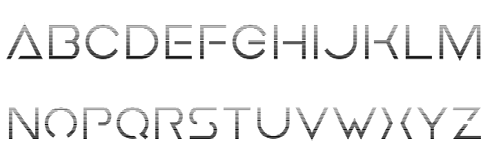 Earth Orbiter Gradient Font LOWERCASE