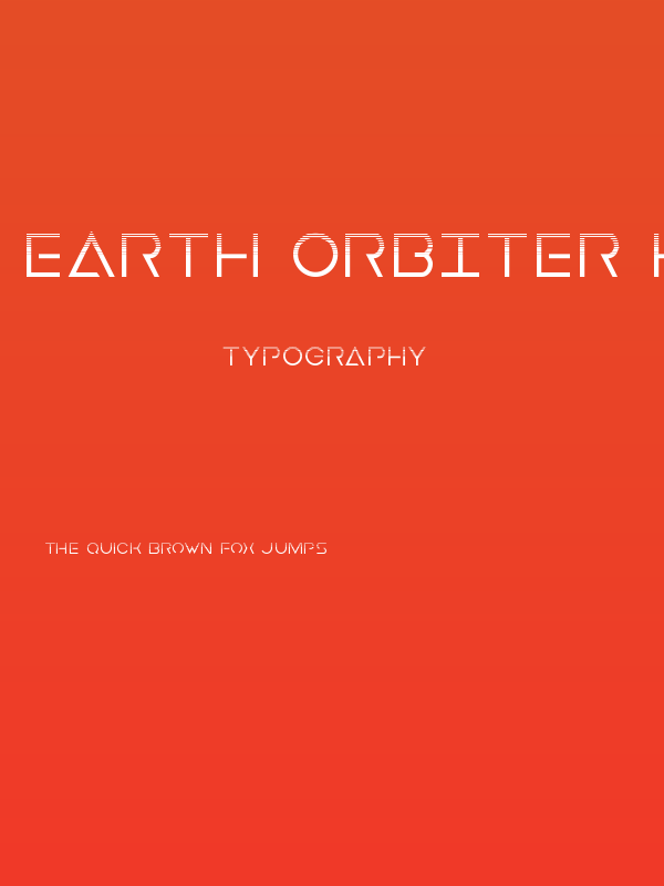Earth Orbiter Halftone Poster
