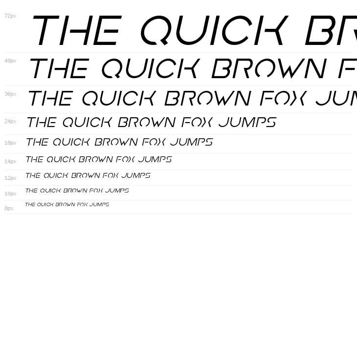 Earth Orbiter Italic Waterfall