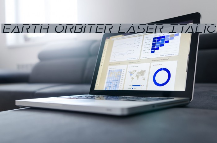 Earth Orbiter Laser Italic Caratteri examples
