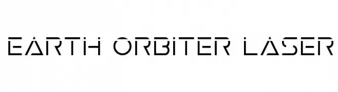 Earth Orbiter Laser  नि: शुल्क फ़ॉन्ट्स डाउनलोड