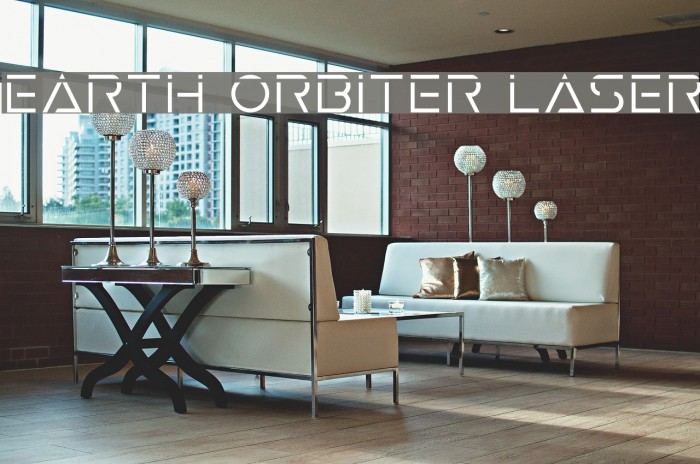 Earth Orbiter Laser Font examples