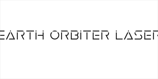 Earth Orbiter Laser Logo