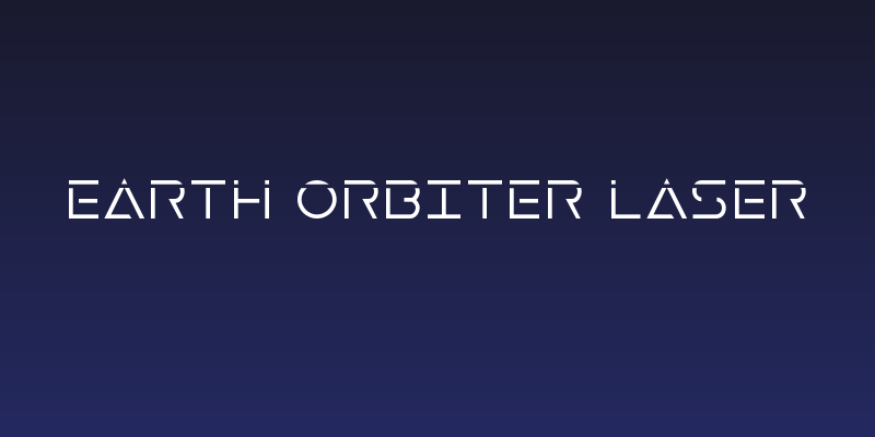 Earth Orbiter Laser Social Header