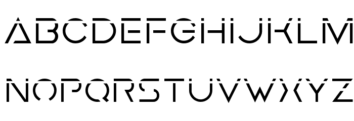 Earth Orbiter Laser Font LOWERCASE