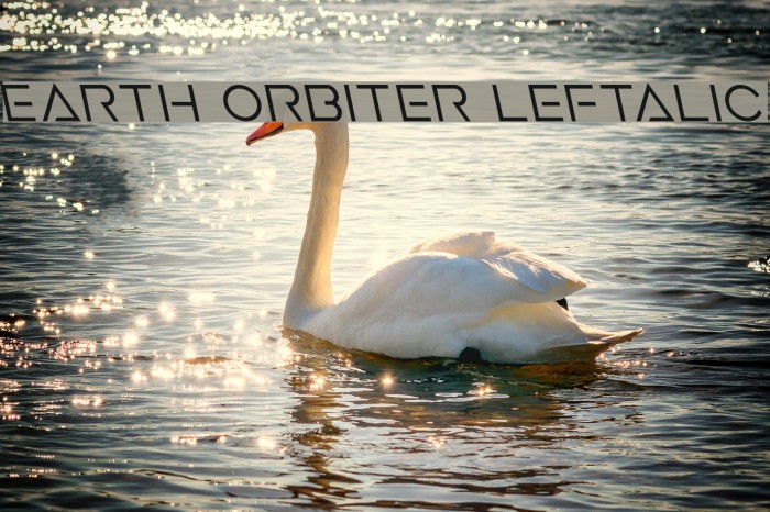 Earth Orbiter Leftalic Caratteri examples