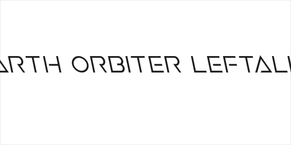 Earth Orbiter Leftalic Logo