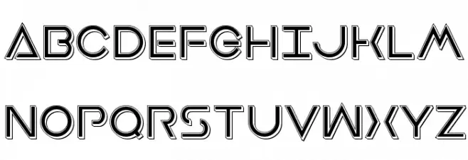 Earth Orbiter Punch Polices MAJUSCULES