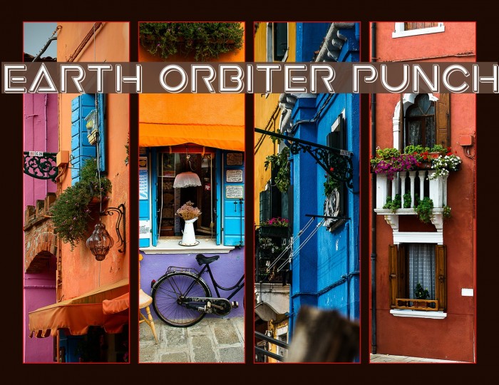 Earth Orbiter Punch Font examples