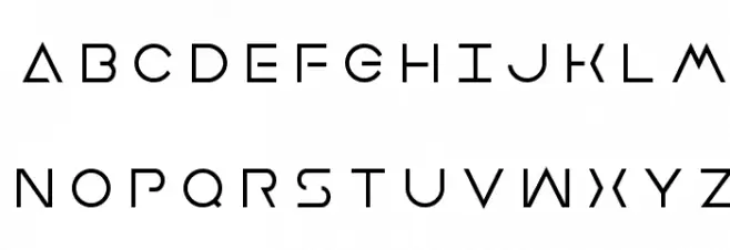 Earth Orbiter Title 字体 大写