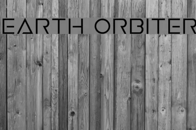 Earth Orbiter Font examples