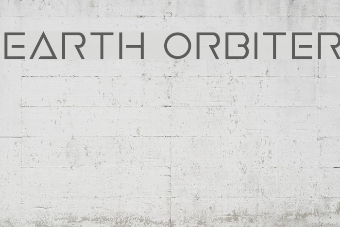 Earth Orbiter Font examples