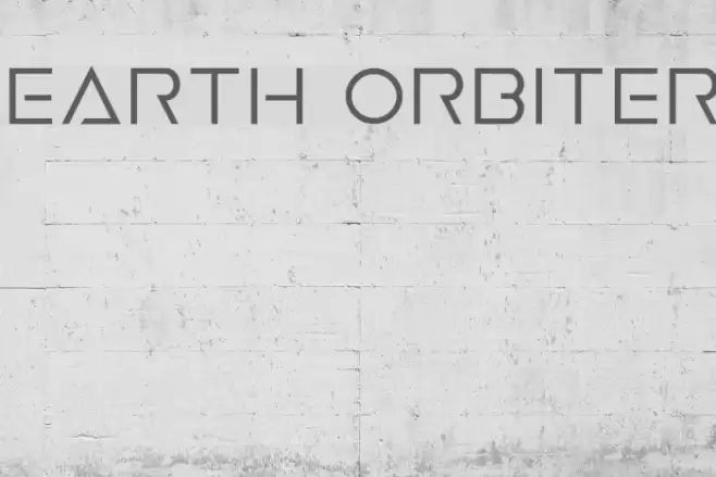 Earth Orbiter Font examples