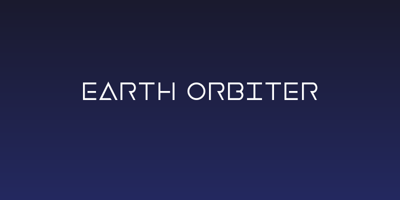 Earth Orbiter Social Header