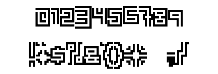 Earth People Font OTHER CHARS