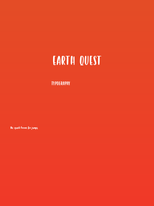 Earth Quest Poster