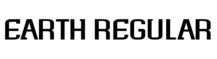 Earth Regular  Free Fonts Download