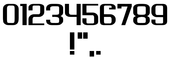 Earth Regular Font OTHER CHARS