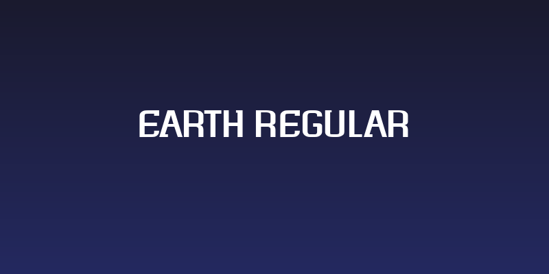 Earth Regular Social Header