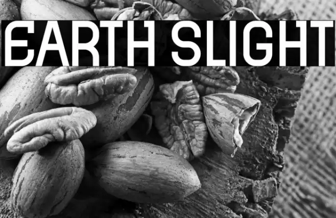 Earth Slight Font examples