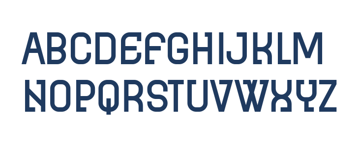 Earth Slight Lowercase