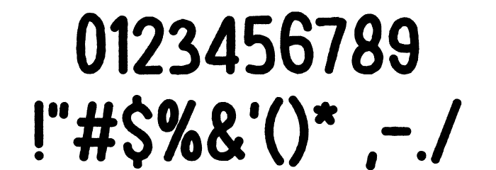 Earth Spirit Font OTHER CHARS