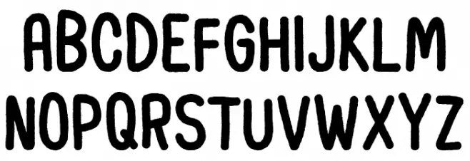 Earth Spirit Schriftart Groß
