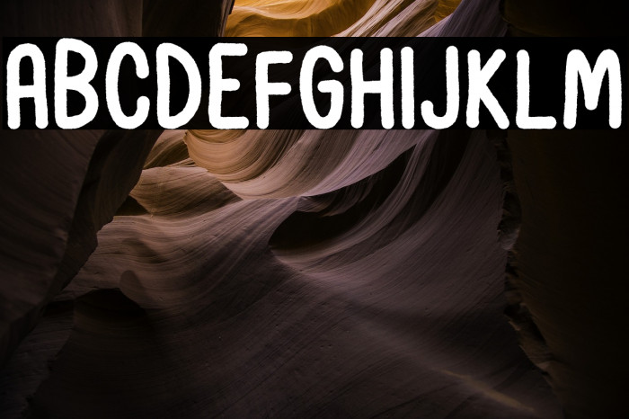 Earth Spirit Font examples