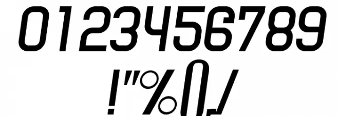 Earth Tallness Italic Font OTHER CHARS