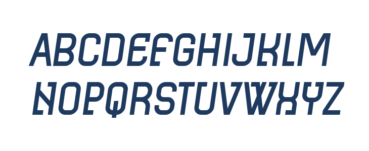 Earth Tallness Italic Lowercase