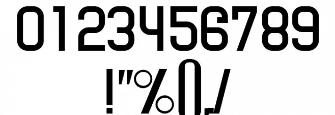 Earth Tallness Font OTHER CHARS