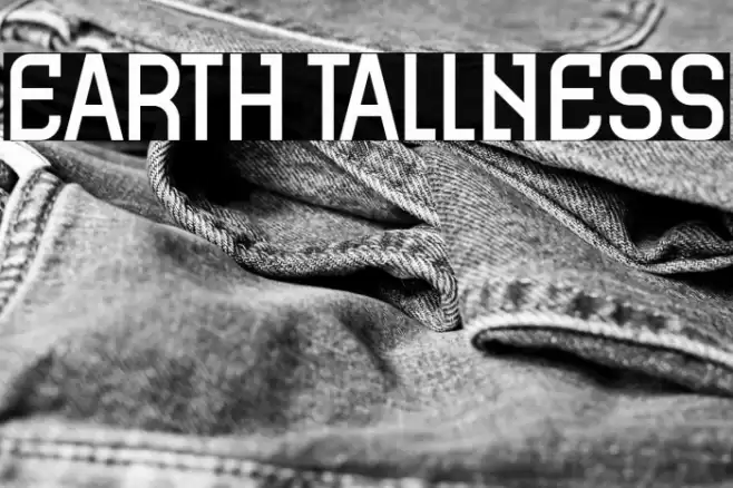 Earth Tallness Font examples