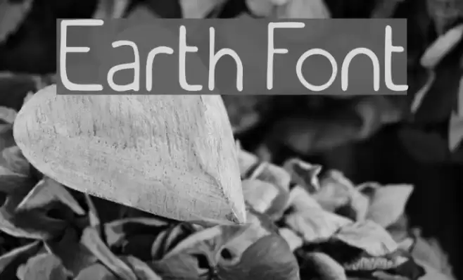 Earth Font examples