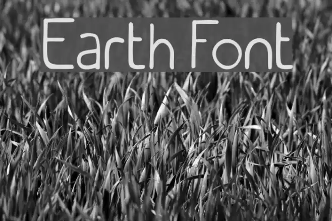 Earth Font examples