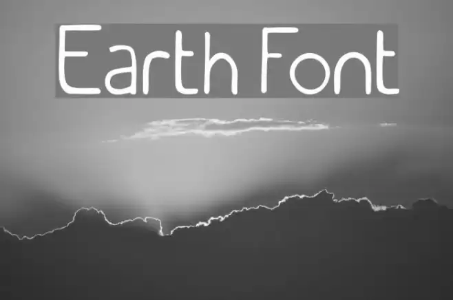 Earth Font examples