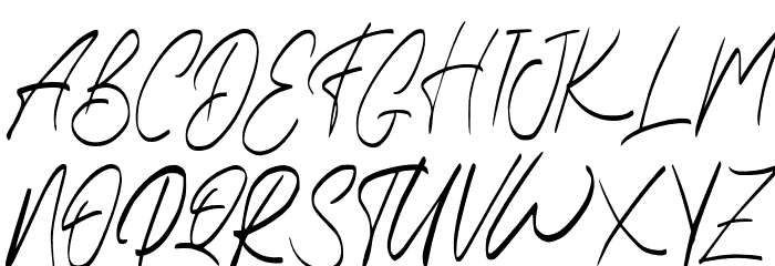 EarthanFREE Font UPPERCASE