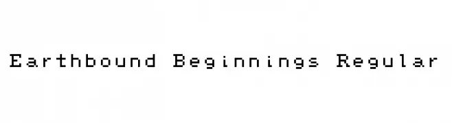 Earthbound Beginnings Regular  Free Fonts Download