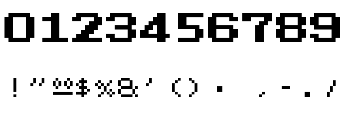 Earthbound Beginnings Regular Font OTHER CHARS