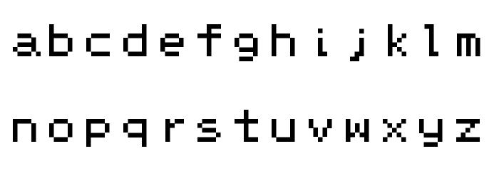 Earthbound Beginnings Regular Font LOWERCASE