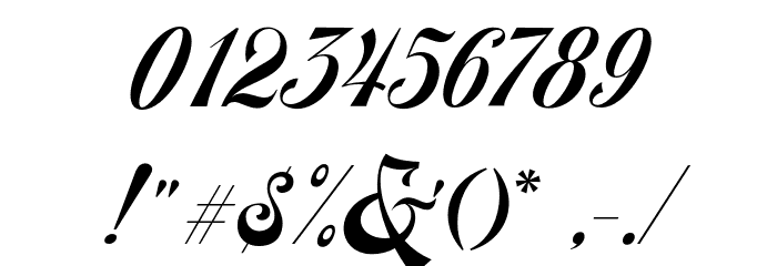 Earthgate DEMO Font OTHER CHARS