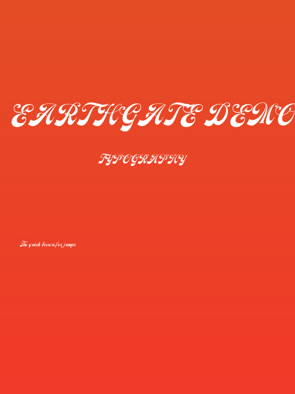 Earthgate DEMO Poster