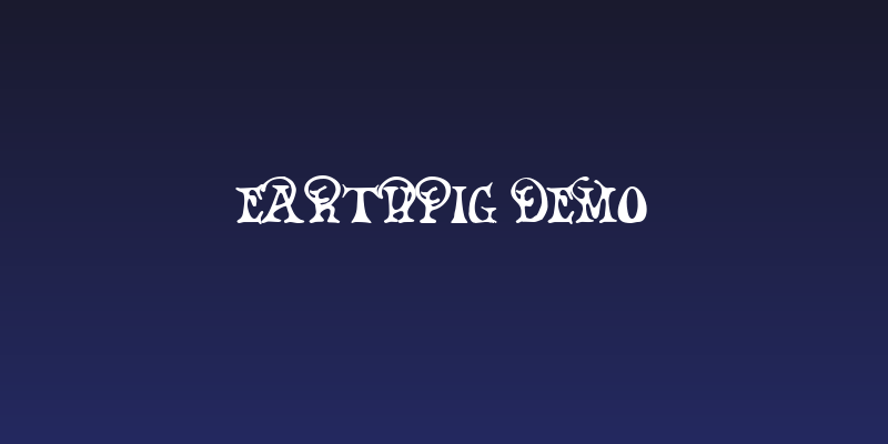 Earthpig Demo Social Header