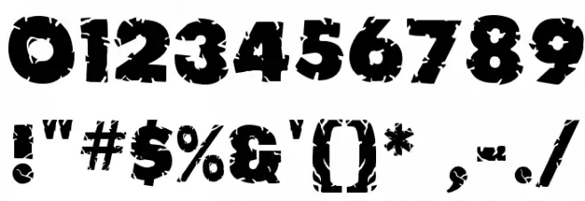 Earthquake MF Font OTHER CHARS