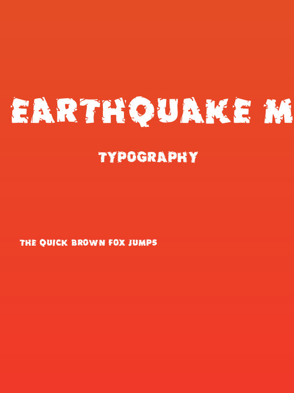 Earthquake MF Poster