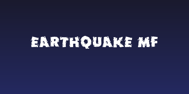 Earthquake MF Social Header
