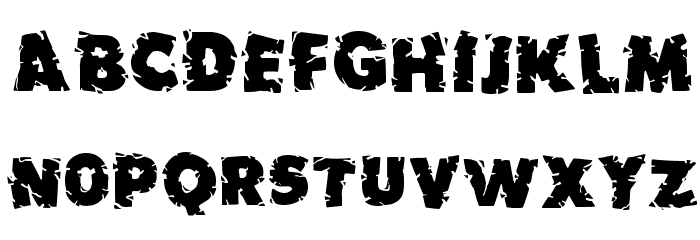 Earthquake MF Font LOWERCASE