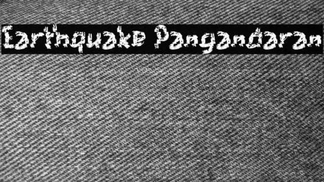 Earthquake Pangandaran Example 1