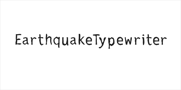 EarthquakeTypewriter Logo